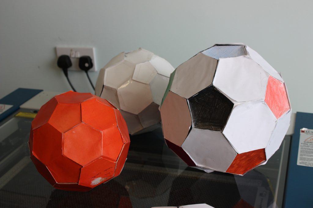 The finished telstar football